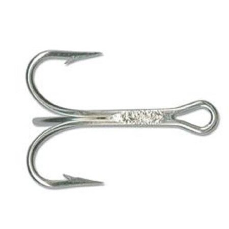 Mustad Classic Treble Hook, Size 10, 3X Strong Ringed Eye, Duratin, 225PK 3561D-DT-1/0-25